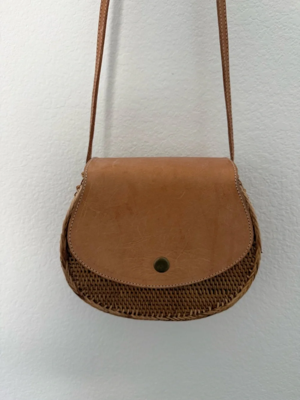 Peggy Fisher Ride 'til Dusk Tan Crossbody Bag